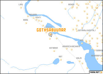 map of Goth Sābu Unār