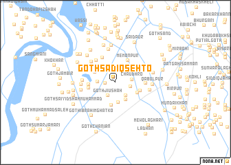 map of Goth Sādiq Sehto