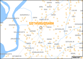 map of Goth Sādiq Shāh