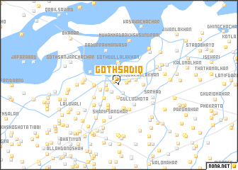 map of Goth Sādiq