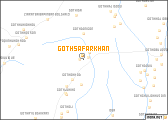 map of Goth Safar Khān