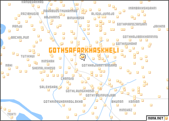 map of Goth Safar Khāskheli