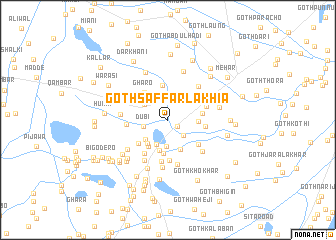 map of Goth Saffar Lākhia