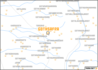 map of Goth Safrā