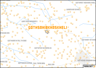 map of Goth Sāhib Khāskheli