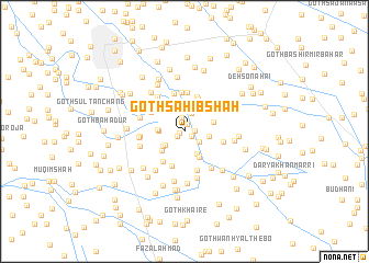 map of Goth Sāhib Shāh