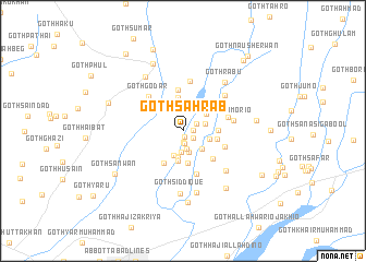 map of Goth Sahrāb