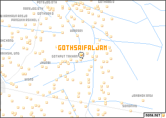 map of Goth Saifal Jām