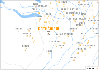 map of Goth Saifal