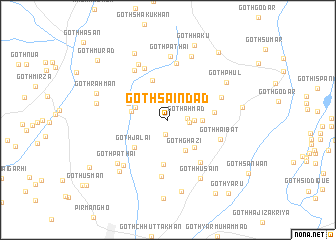 map of Goth Sāindād