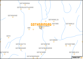 map of Goth Sāindād