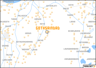 map of Goth Sāin Dād