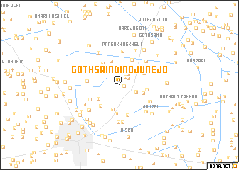 map of Goth Sāīn Dino Junejo