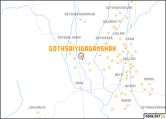 map of Goth Saiyid Ādam Shāh