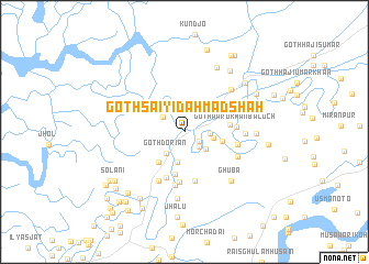 map of Goth Saiyid Ahmad Shāh