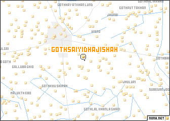 map of Goth Saiyid Hāji Shāh