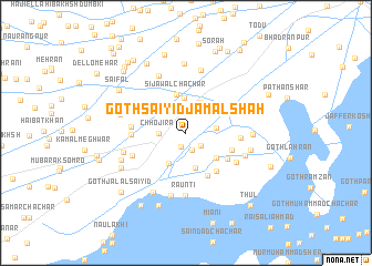 map of Goth Saiyid Jamāl Shāh