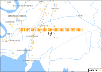 map of Goth Saiyid Muhammad Husain Shāh