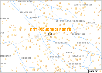 map of Goth Sājan Hālepota