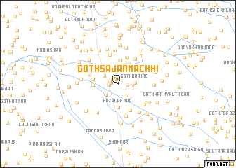 map of Goth Sājan Māchhi