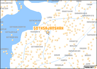 map of Goth Sa Jan Shāh