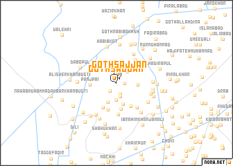 map of Goth Sajjan