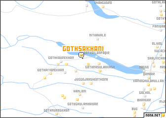 map of Goth Sakhāni