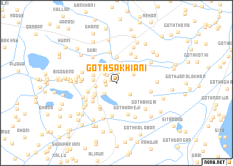 map of Goth Sakhiāni
