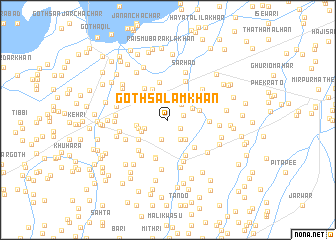 map of Goth Salām Khān