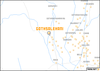 map of Goth Sālehāni