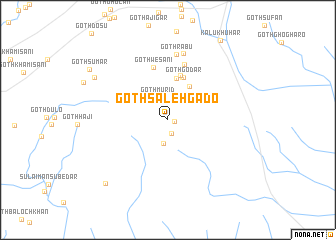 map of Goth Sāleh Gado