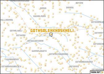 map of Goth Sāleh Khāskheli