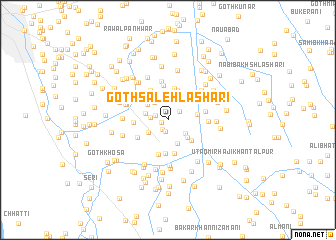map of Goth Sāleh Lashāri