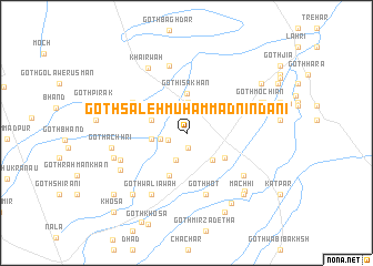 map of Goth Sāleh Muhammad Nindāni