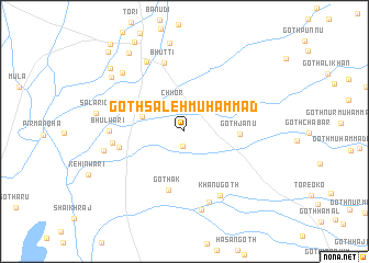 map of Goth Sāleh Muhammad