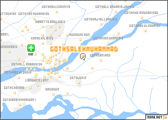 map of Goth Sāleh Muhammad