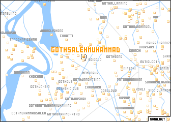 map of Goth Sāleh Muhammad