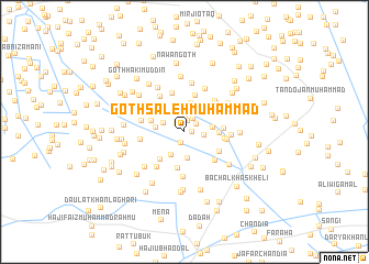 map of Goth Sāleh Muhammad