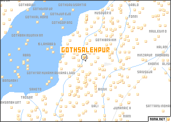 map of Goth Salehpur