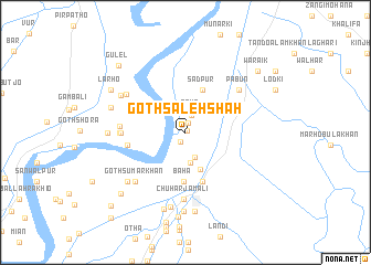 map of Goth Sāleh Shāh