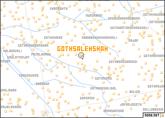 map of Goth Sāleh Shāh