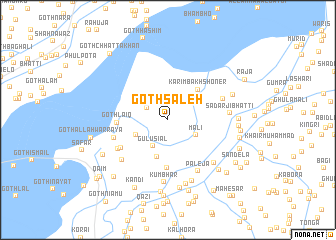 map of Goth Sāleh