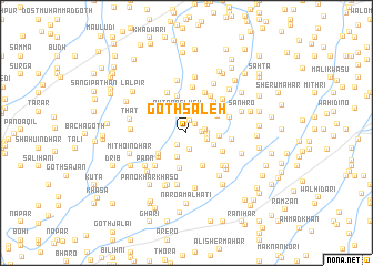 map of Goth Sāleh