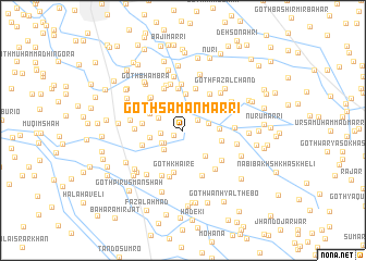 map of Goth Saman Marri