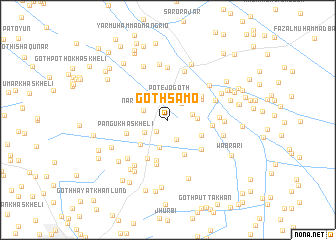 map of Goth Samo