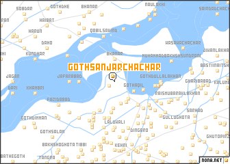 map of Goth Sanjar Chāchar