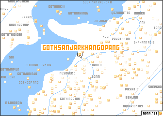 map of Goth Sānjar Khān Gopāng