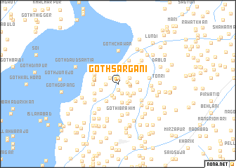 map of Goth Sargāni