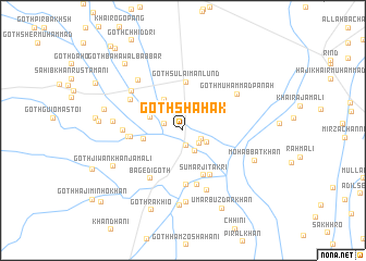 map of Goth Shāhak