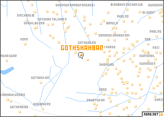 map of Goth Shāh Bār